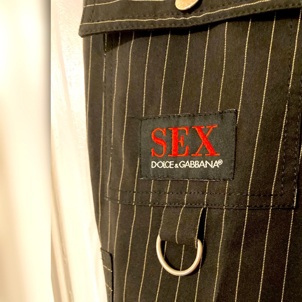 Dolce & Gabbana ‘SEX’ bondage style pants